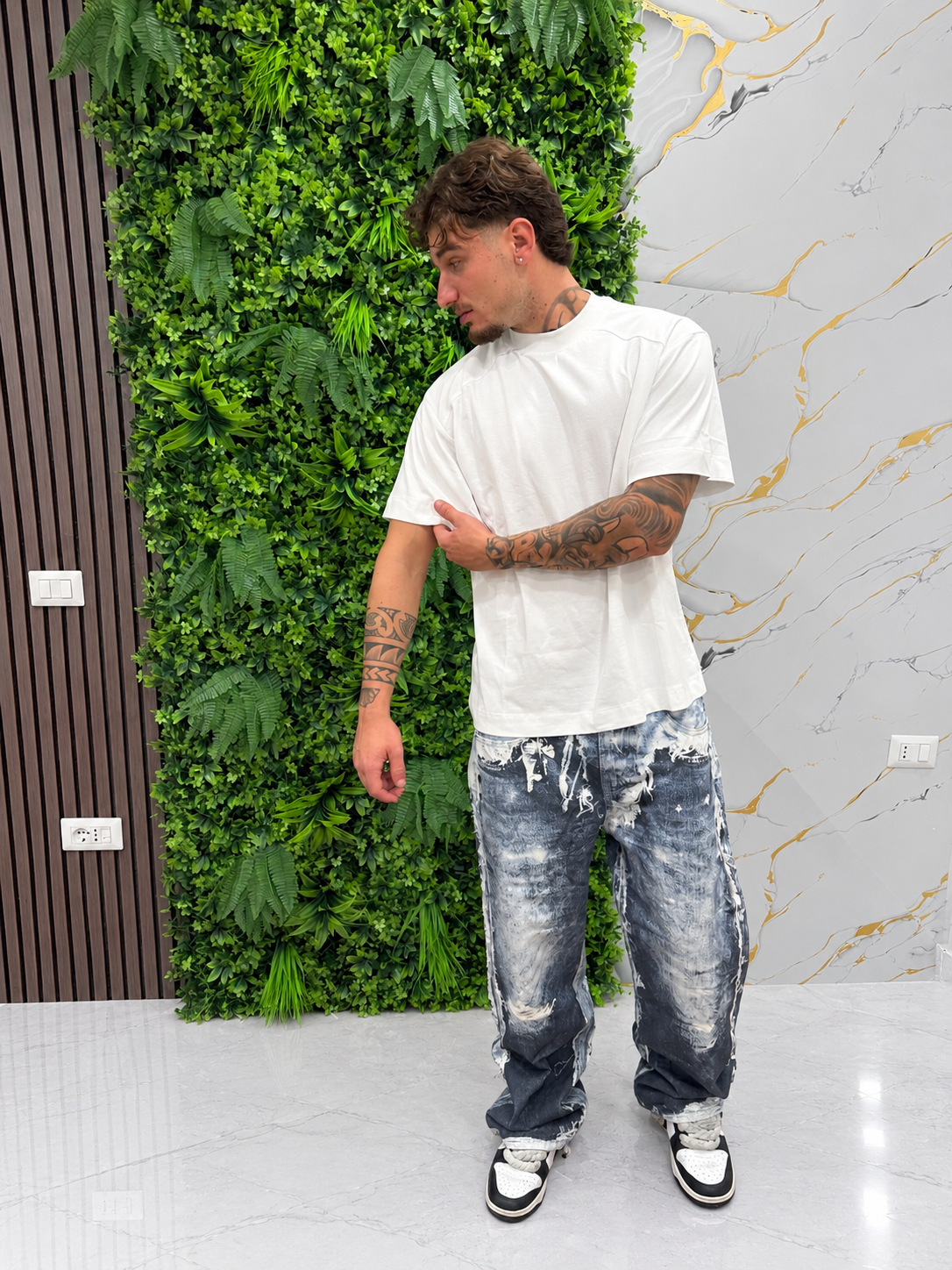JEANS BAGGY TOPBOY - Premium Washed Ice Edition