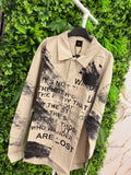 CAMICIA DENIM HANDMADE - Beige Edition