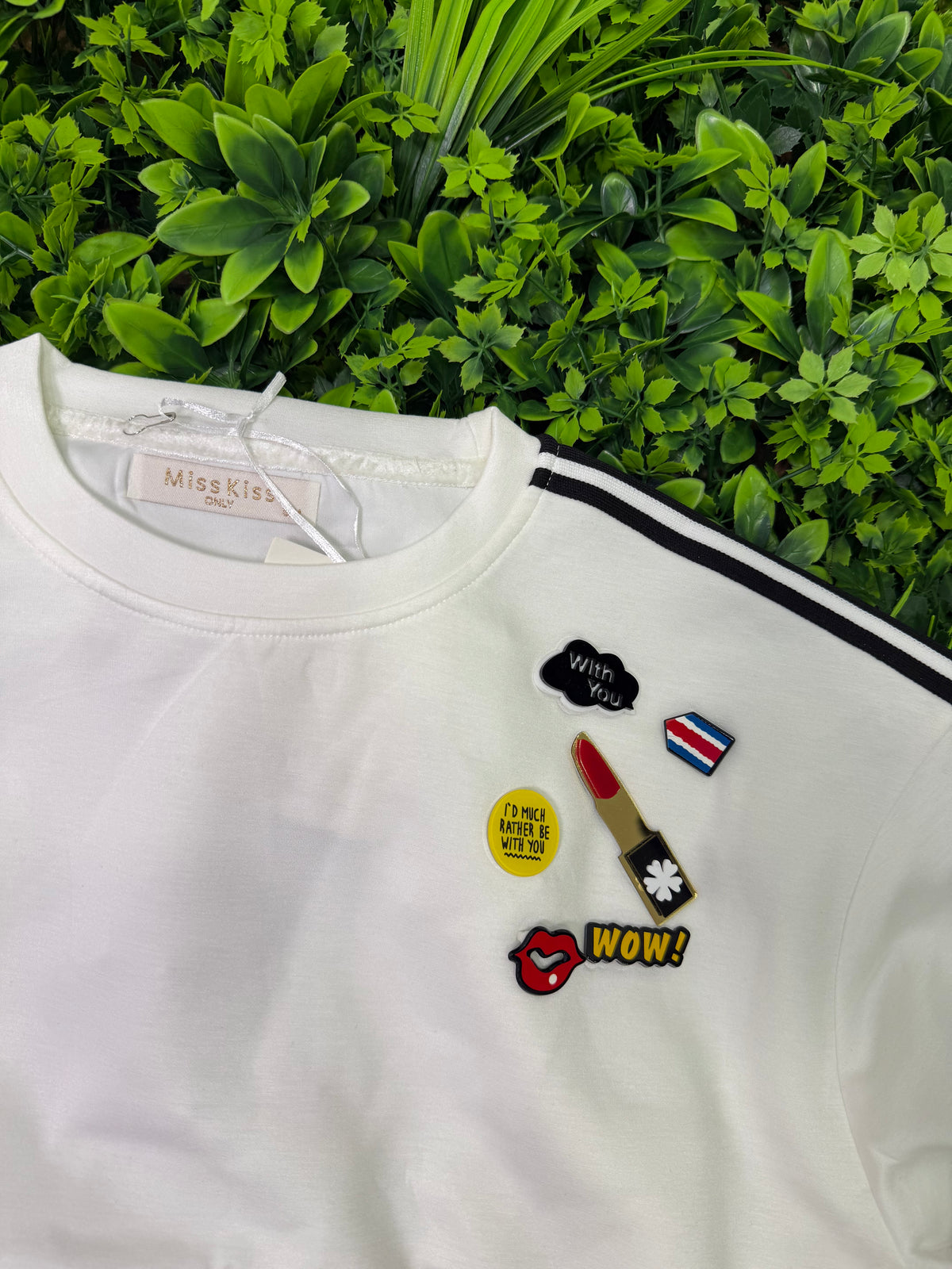 FELPA MISSKISS - White Edition