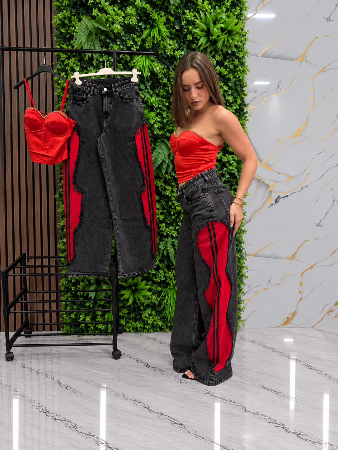 JEANS PREMIUM DENIM COLLECTION - Red Edition