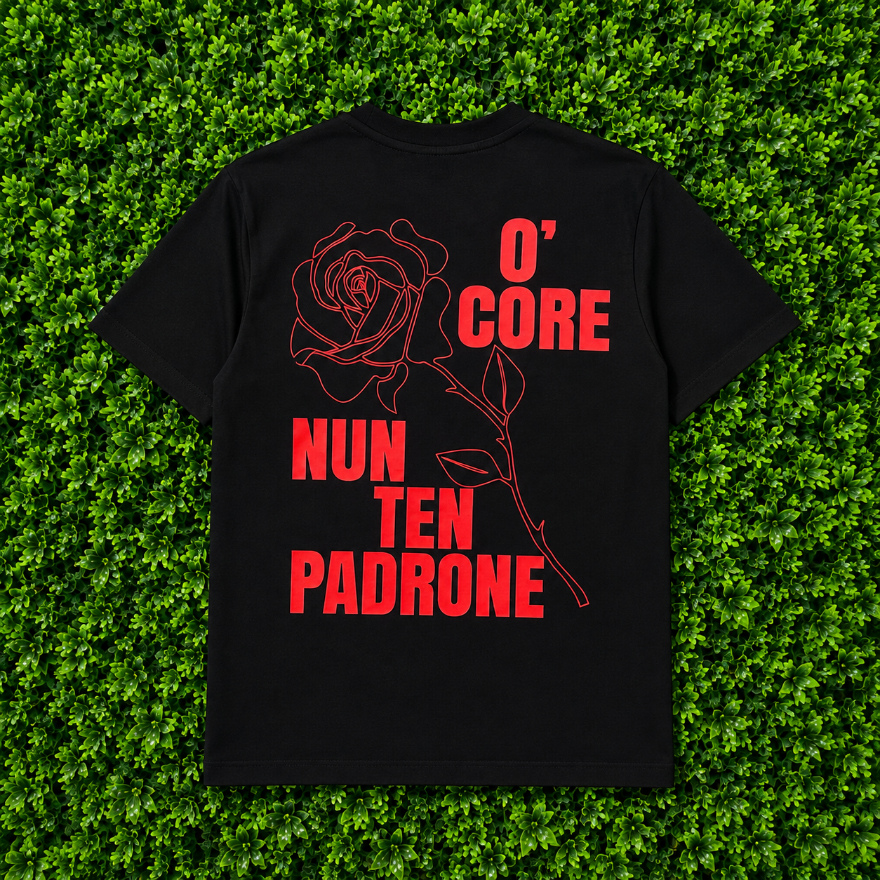 TSHIRT O’CORE NUN TEN PADRONE - Black Edition