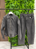 COORDINATO DENIM SHADOW — Black Washed Edition