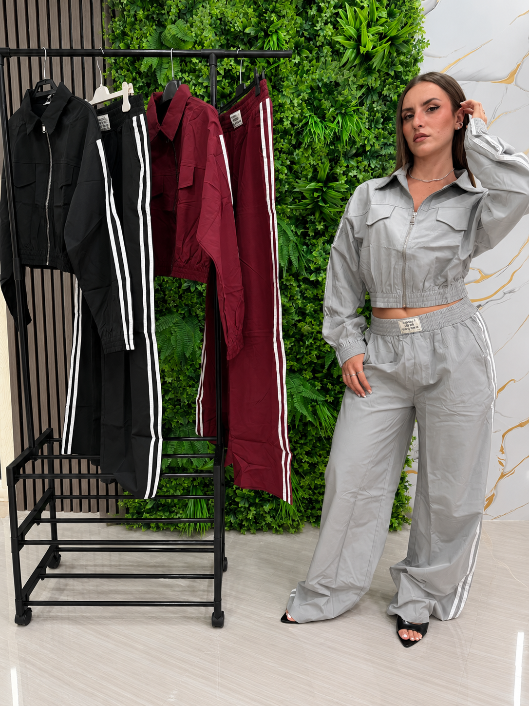 TUTA TRACKSUIT BANDE LATERALI - Wide Leg Edition