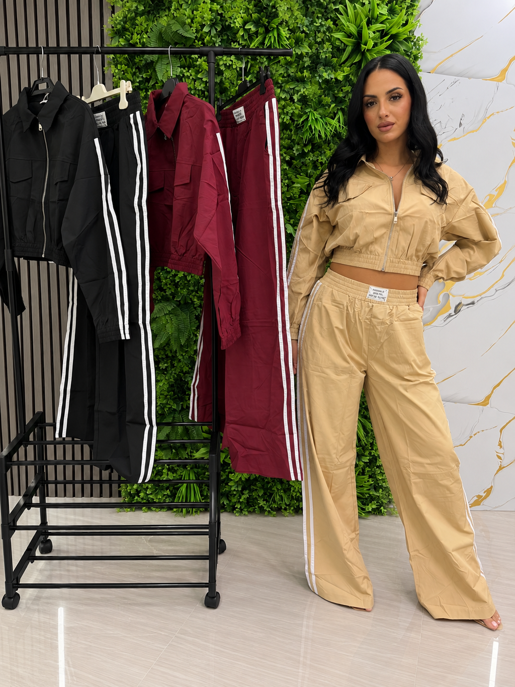 TUTA TRACKSUIT BANDE LATERALI - Wide Leg Edition
